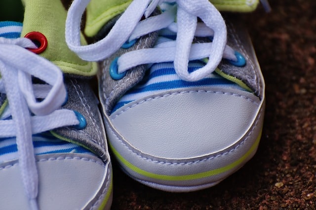 A pair of shoes for a toddler