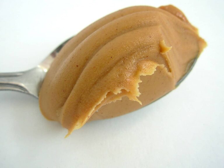 A scoop of peanut butter