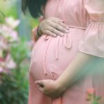 A pregnant woman's belly