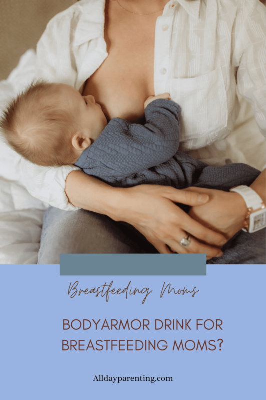 body armour drink breastfeeding