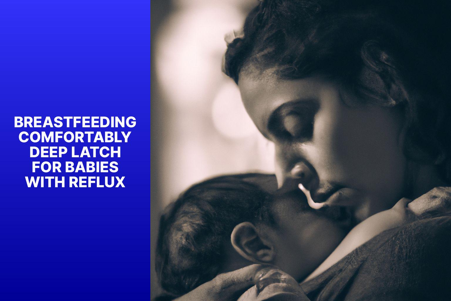 Breastfeeding Comfortably Deep Latch for Babies with Reflux