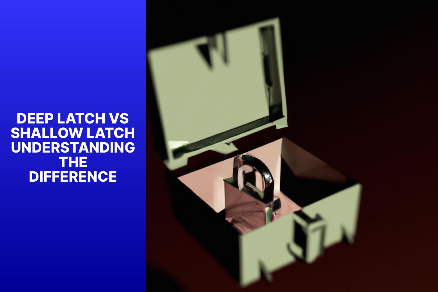 Deep Latch vs Shallow Latch Understanding the Difference