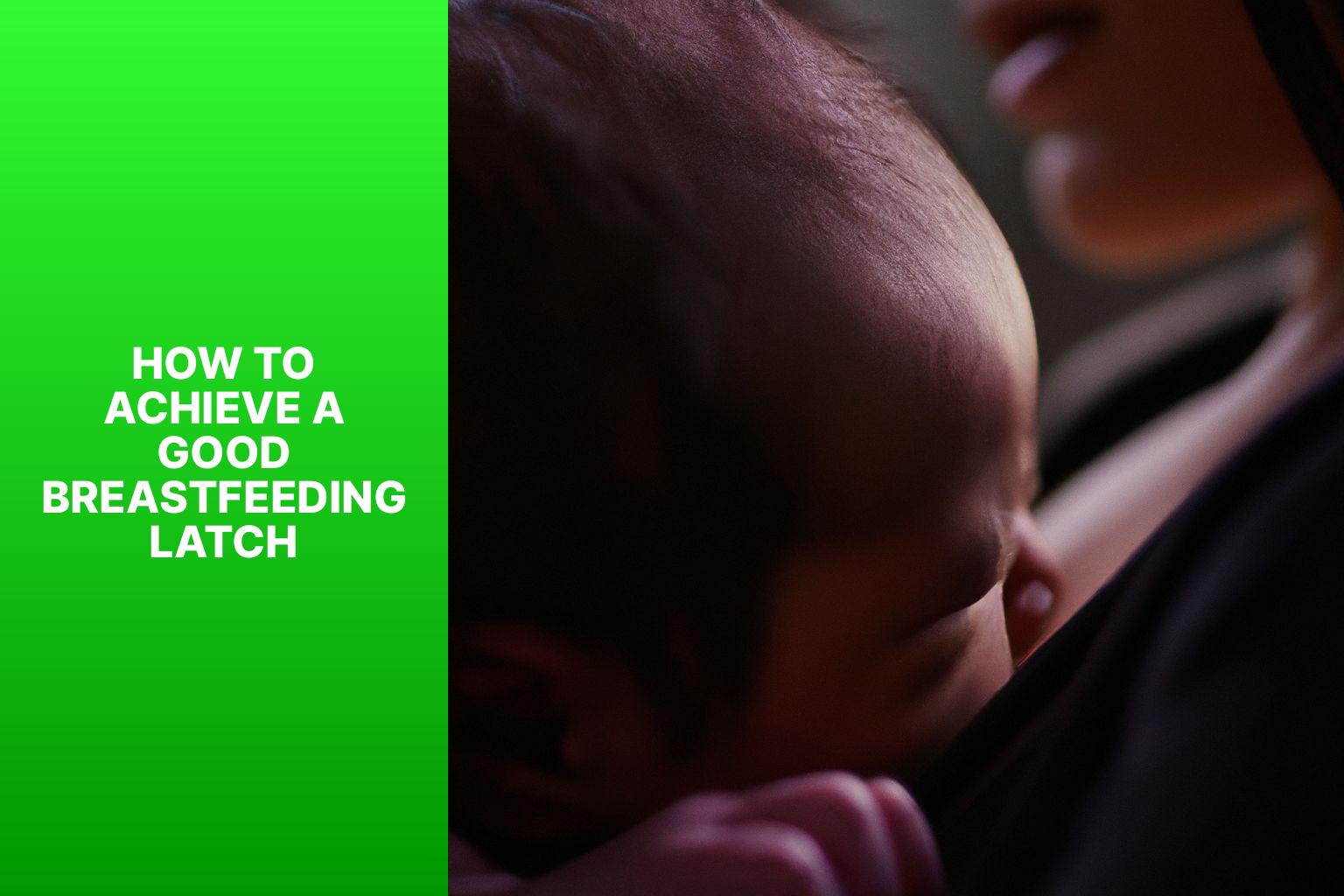 How to Achieve a Good Breastfeeding Latch