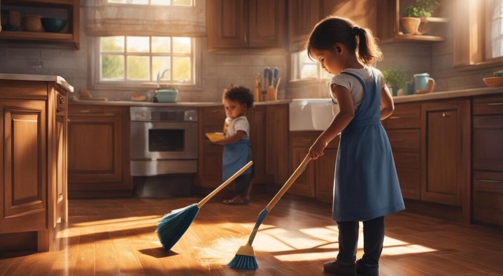 involving kids in household chores