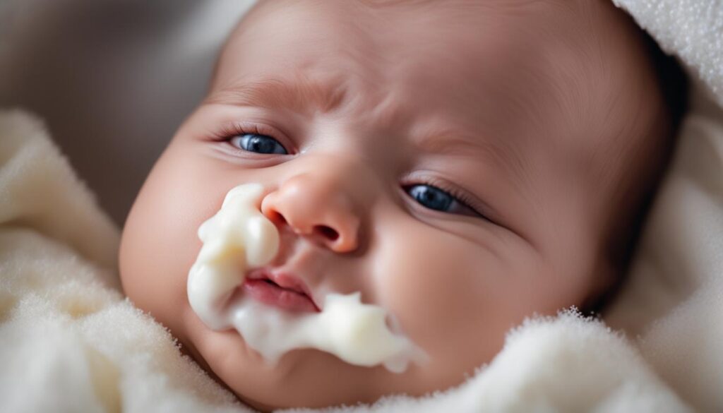 Baby Vomiting Curdled Milk