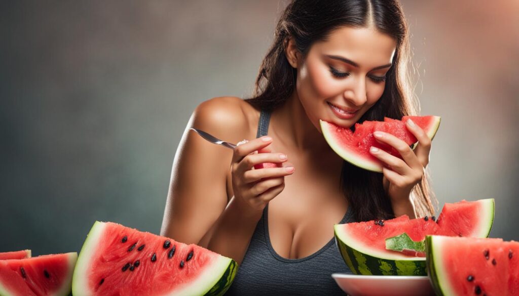 hydration and pregnancy with watermelon