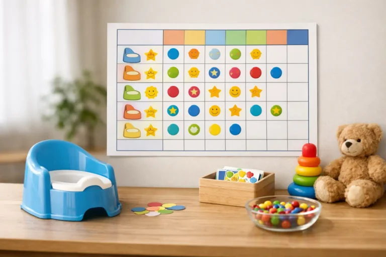 Potty Training Reward Chart Example That Works