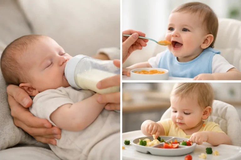 Sample Baby Feeding Schedule by Age and Stage