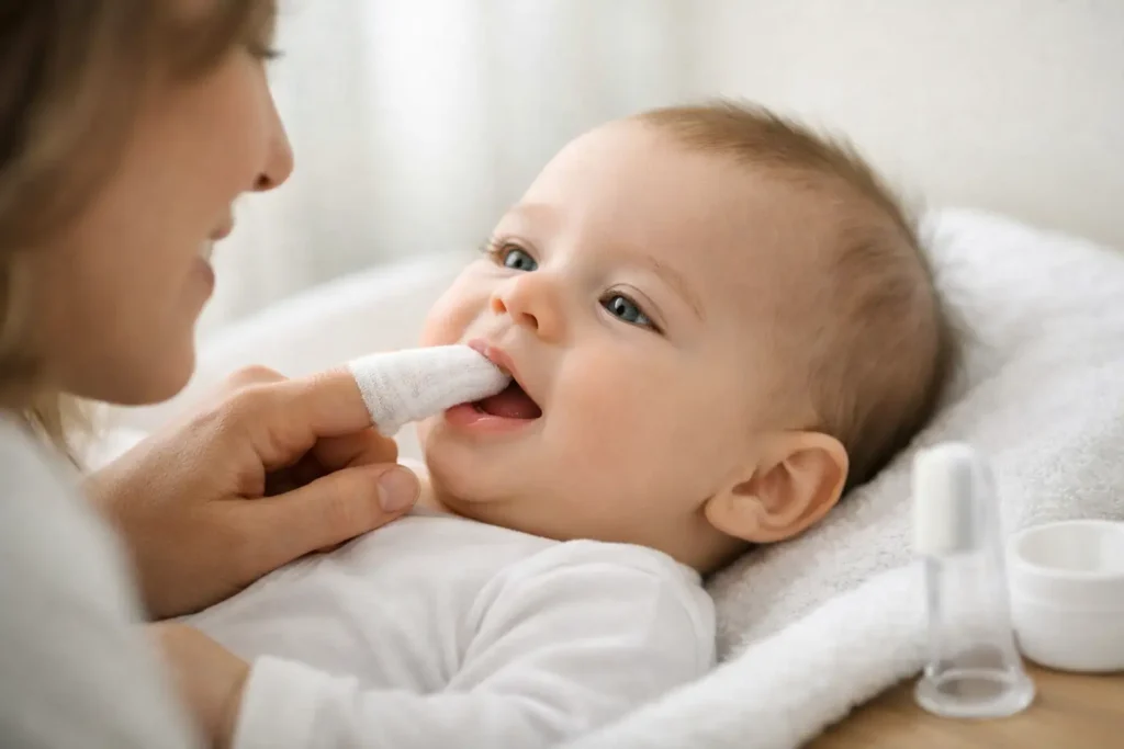 How to Clean Baby Gums Gently and Safely